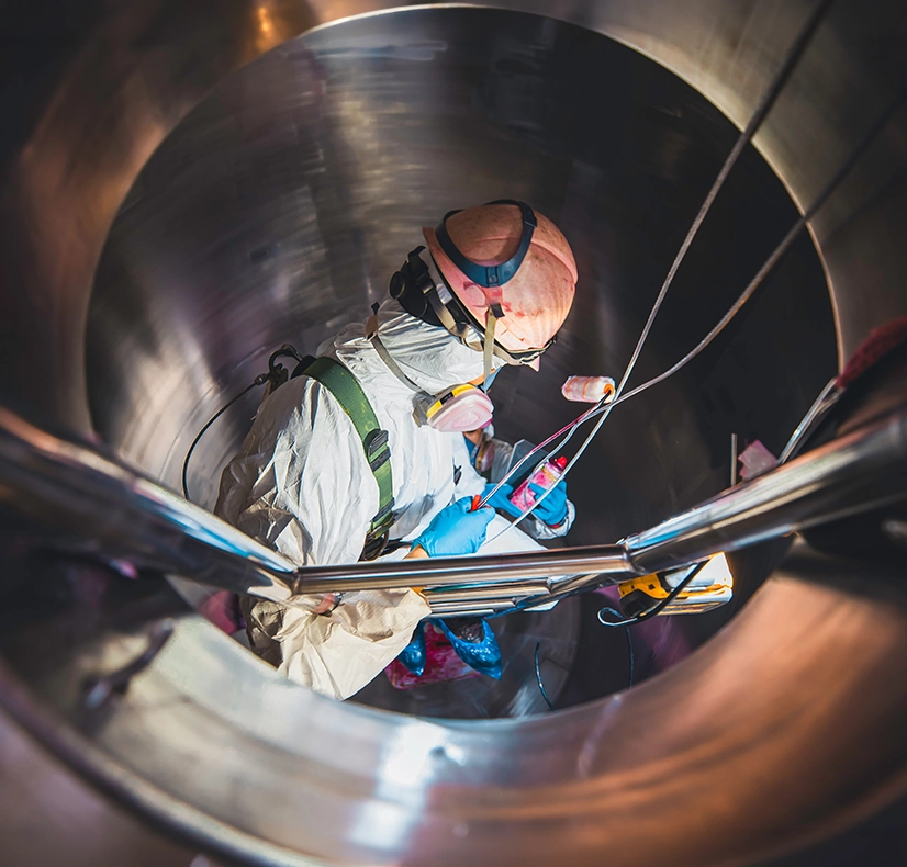 tank stainless chemical area